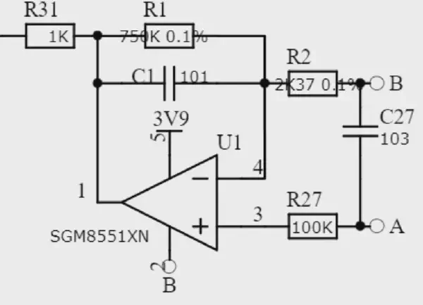 Op Amp Input Schematic