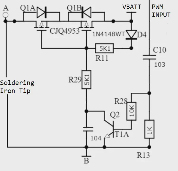 TS100 Schematic Extract