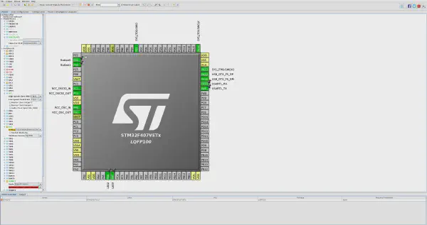 Setting up MCU Pins